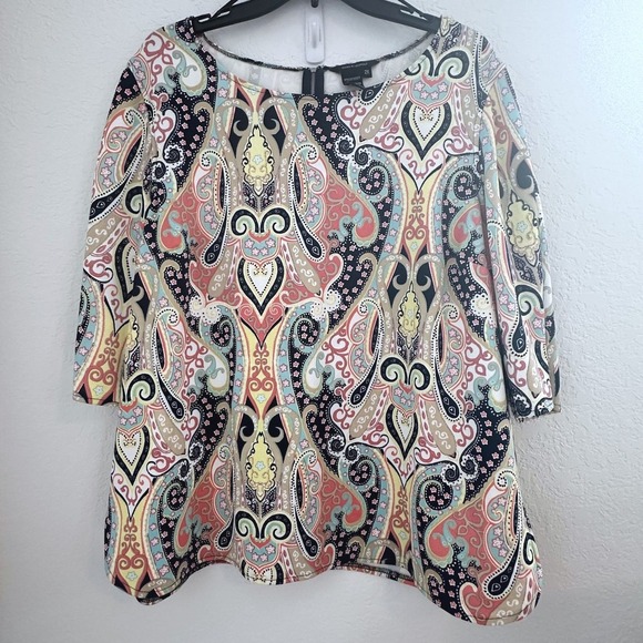 4 Functional Movement Patterns Jules & Leopold | Tops | Jules Leopold 7s Boho Psychedelic Retro Spring ...